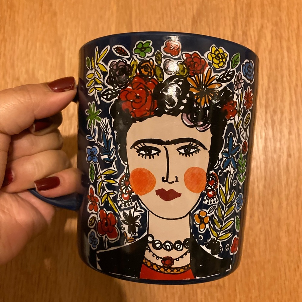 Large Blue Frida Mug - NWT